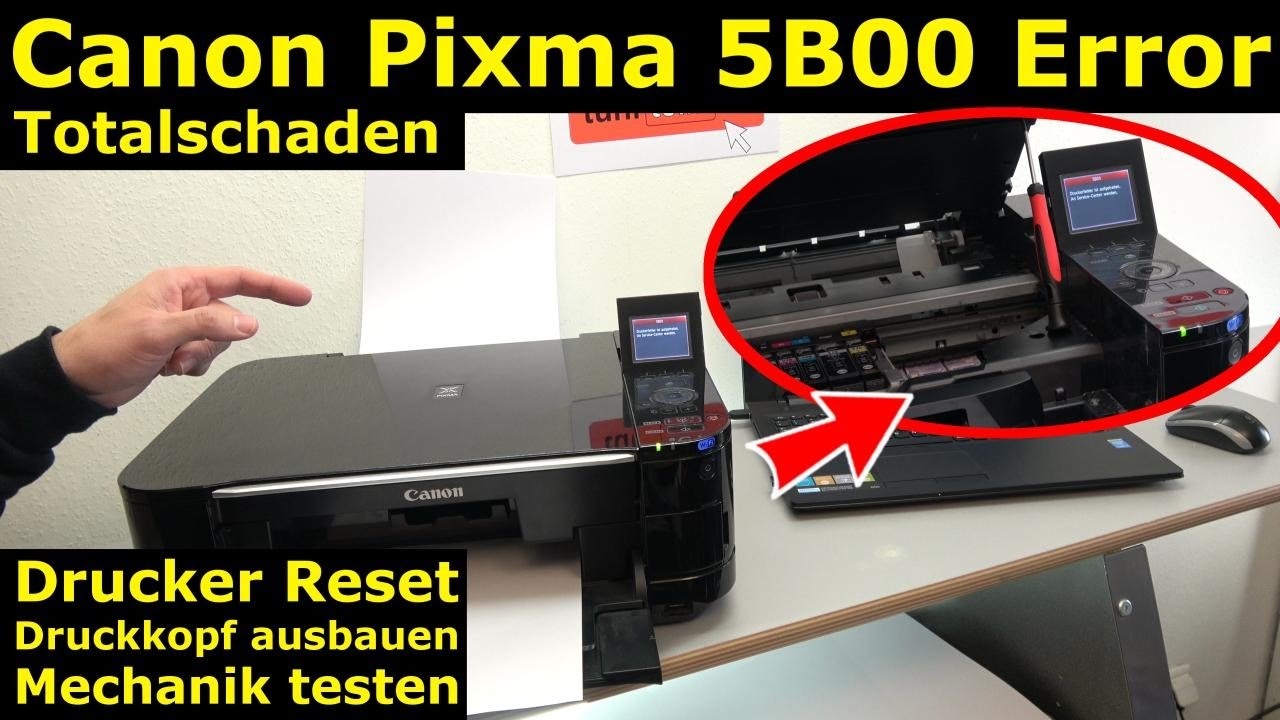 canon printer support code 5b00